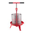 3.69 Gal/14L Fruit Wine Press, Stainless Steel Basket with Cross-beam and Triangular Structure, Manual Juice Maker, Cider Apple Grape Tincture Making Press with T-Handle for Kitchen Home