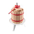 Fruit Wine Press Manual Press for Wine Making 3.2 Gal/12L Wood Basket
