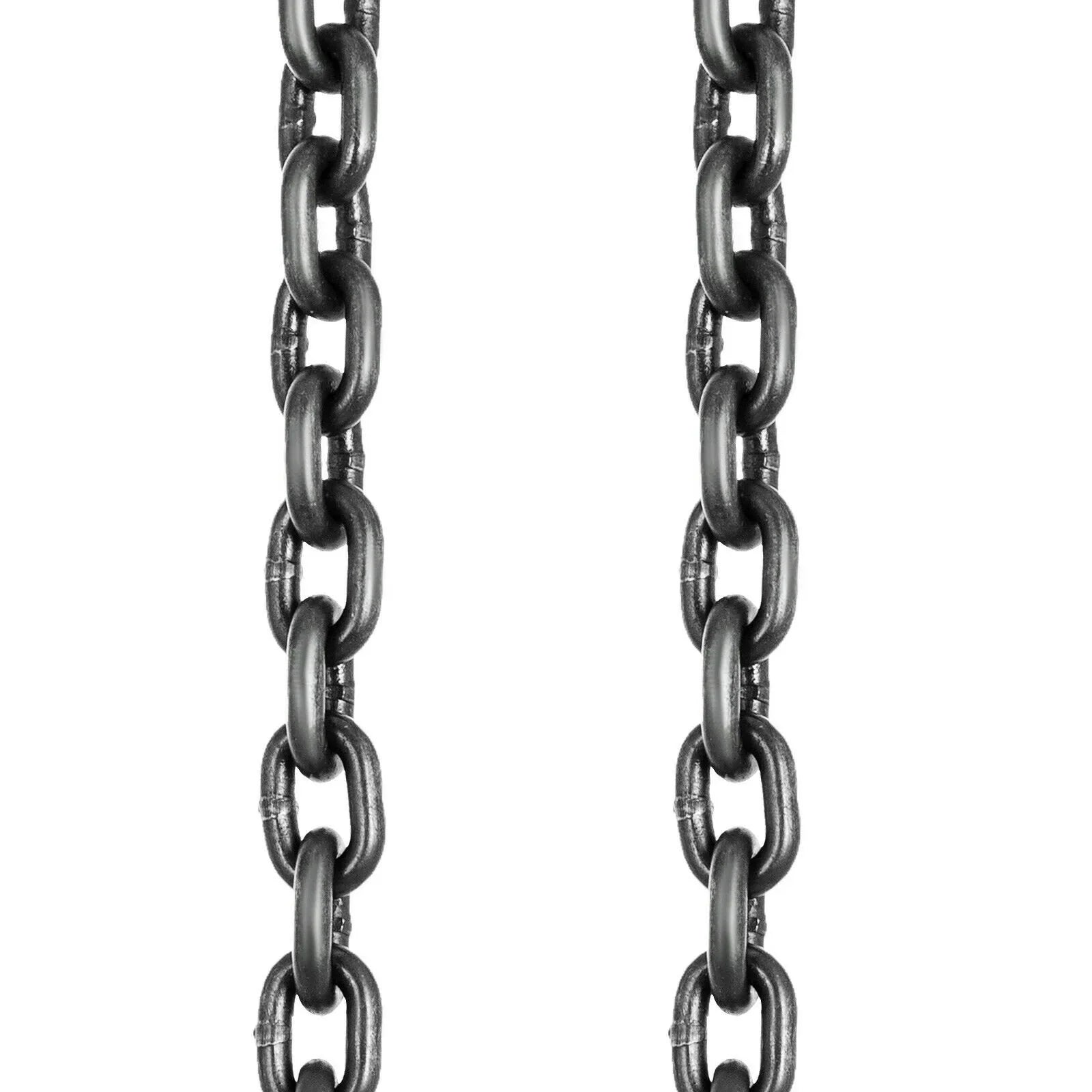 Chain Sling, 8 mm x 1m Lifting Chains with Hooks, G80 Engine Chain Hoist Lifts, 5 Ton Load Capacity Lifting Sling Chains for Engine Hoist, Engine Lift Chain with 4 Leg Grab Hooks Heavy Duty