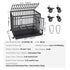 47 Inch Heavy Duty Dog Crate, Indestructible Dog Crate, 3-Door Heavy Duty Dog Kennel for Medium to Large Dogs with Lockable Wheels and Removable Tray, High Anxiety Dog Crate for Indoor & Outdoor