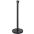 Crowd Control Stanchion, Set of 6 Pieces Stanchion Set, Stanchion Set with 6.6 ft/2 m Black Retractable Belt, Black Crowd Control Barrier with Concrete and Metal Base – Easy Connect Assembly