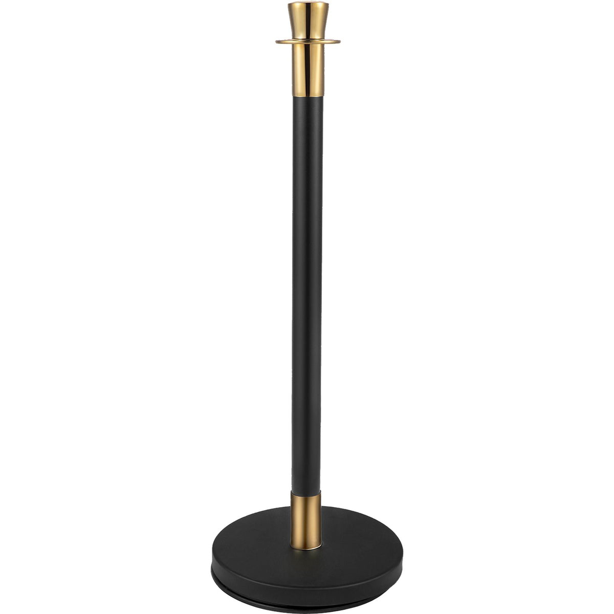 Crowd Control Stanchion, Set of 6 Pieces Stanchion Set, Stanchion Set with 5 ft/1.5 m Black Velvet Rope, Black Crowd Control Barrier with Sturdy Concrete and Metal Base – Easy Connect Assembly