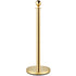 4PCS Gold Stanchion Posts Queue, 38 Inch Red Velvet Rope, Crowd Control Barriers Queue Line Rope, Barriers for Party Supplies