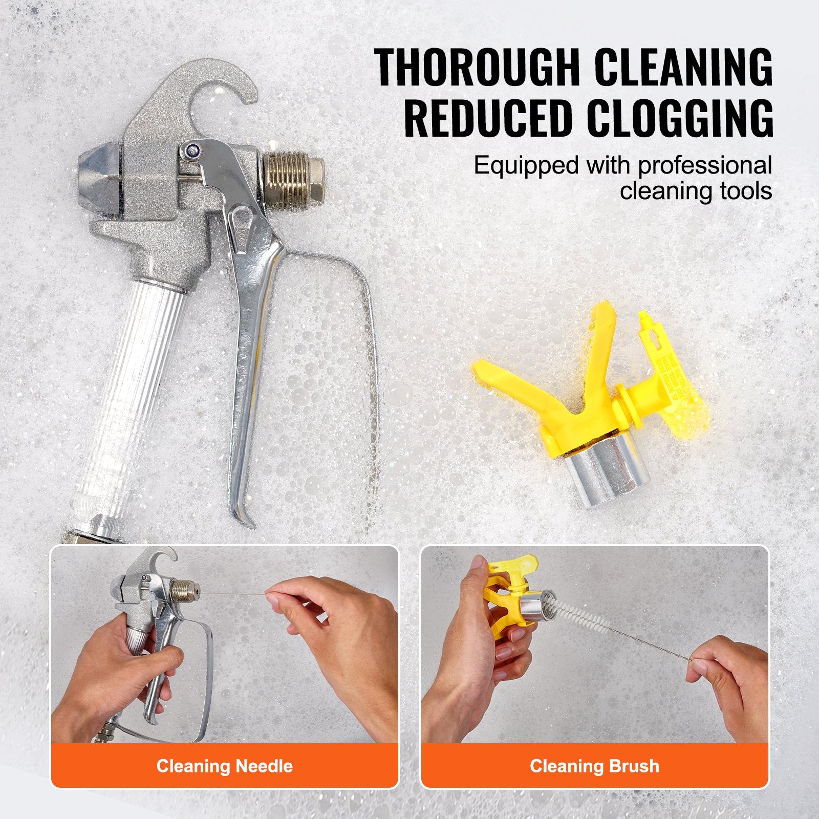 Cart Airless Paint Sprayer Diaphragm Paint Airless Sprayer 1700W Electric