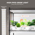 DIY Plant Stand with Grow Lights 6 Tiers 192W 70.9" Tall Plant Grow Shelf