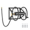 Wall Mounted Garden Hose Reel, Holds 60m 5/8" Hose, Heavy Duty Steel, Brass