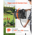 Wall Mounted Garden Hose Reel, Holds 60m 5/8" Hose, Heavy Duty Steel, Brass