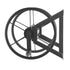Wall Mounted Garden Hose Reel, Holds 60m 5/8" Hose, Heavy Duty Steel, Brass