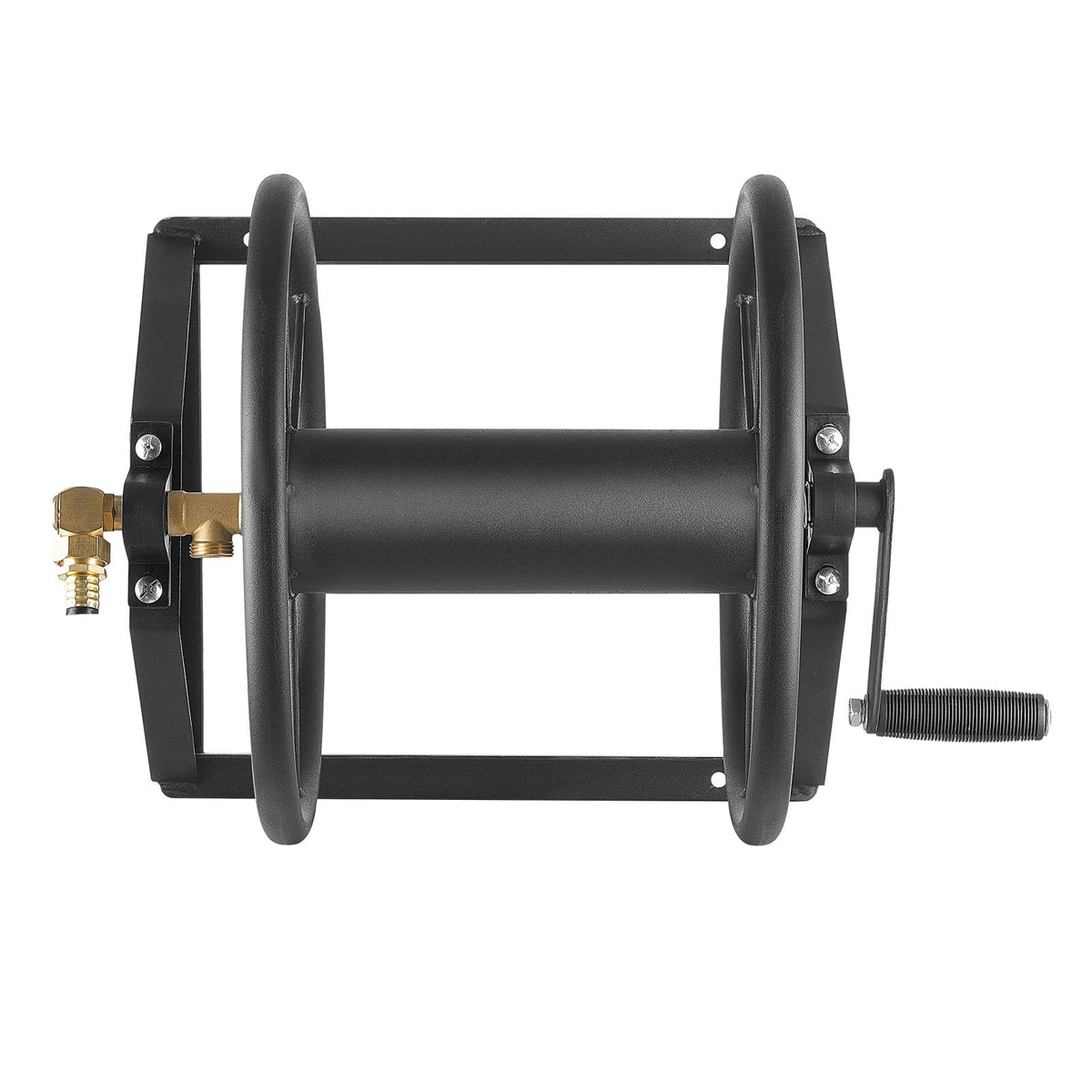 Wall Mounted Garden Hose Reel, Holds 60m 5/8
