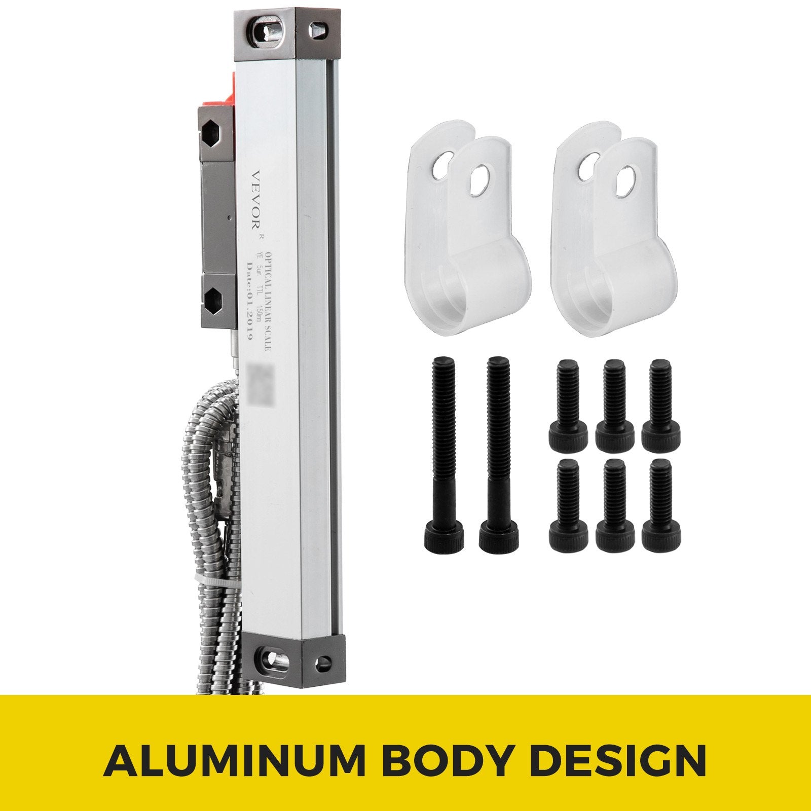 Lathe Linear Scale 150 mm Linear Glass Scale, High Accuracy 0.0002