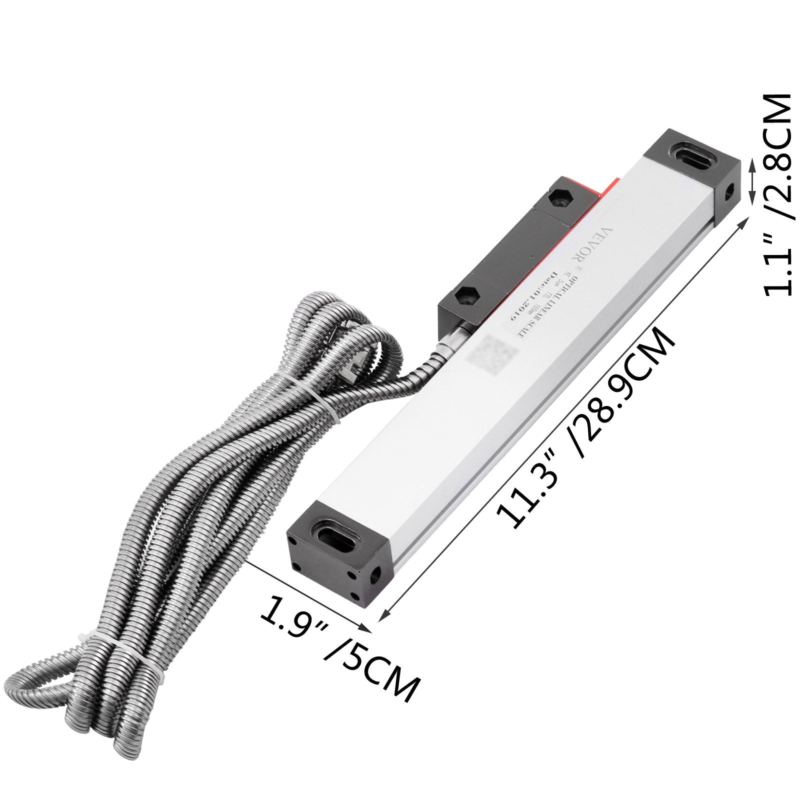 Lathe Linear Scale 150 mm Linear Glass Scale, High Accuracy 0.0002