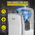 Jet Hand Dryer Blade Hand Dryer Automatic High Speed for Washroom Silver