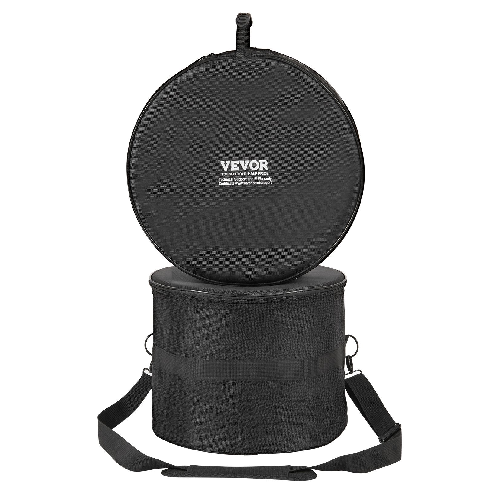 5-Piece Drum Bag Set, 1680D Oxford Fabric, Padded Drum Bags and Cases with 4.92 ft Detachable Shoulder Strap Carry Handles Foldable Design, for 55cm Kick 30cm Tom 33cm Tom 40cm Tom 35cm Snare