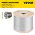 304 Stainless Steel Wire Rope Cable 4.8 mm 7x19 76 m reel