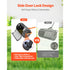 24" Compost Spreader Peat Moss Roller Adjustable Handle Lawn Seed Tool