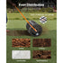 24" Compost Spreader Peat Moss Roller Adjustable Handle Lawn Seed Tool