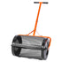 24" Compost Spreader Peat Moss Roller Adjustable Handle Lawn Seed Tool