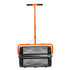24" Compost Spreader Peat Moss Roller Adjustable Handle Lawn Seed Tool