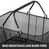 12PCS Black Metal Shopping Baskets with Handles Retail Grocery Store Set
