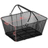 12PCS Black Metal Shopping Baskets with Handles Retail Grocery Store Set