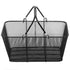 12PCS Black Metal Shopping Baskets with Handles Retail Grocery Store Set