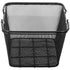 12PCS Black Metal Shopping Baskets with Handles Retail Grocery Store Set