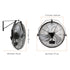 Industrial Wall Mount Fan Waterproof Metal Fan 17.6'' 3 Speed Airflow