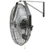 Industrial Wall Mount Fan Waterproof Metal Fan 17.6'' 3 Speed Airflow