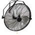 Industrial Wall Mount Fan Waterproof Metal Fan 17.6'' 3 Speed Airflow
