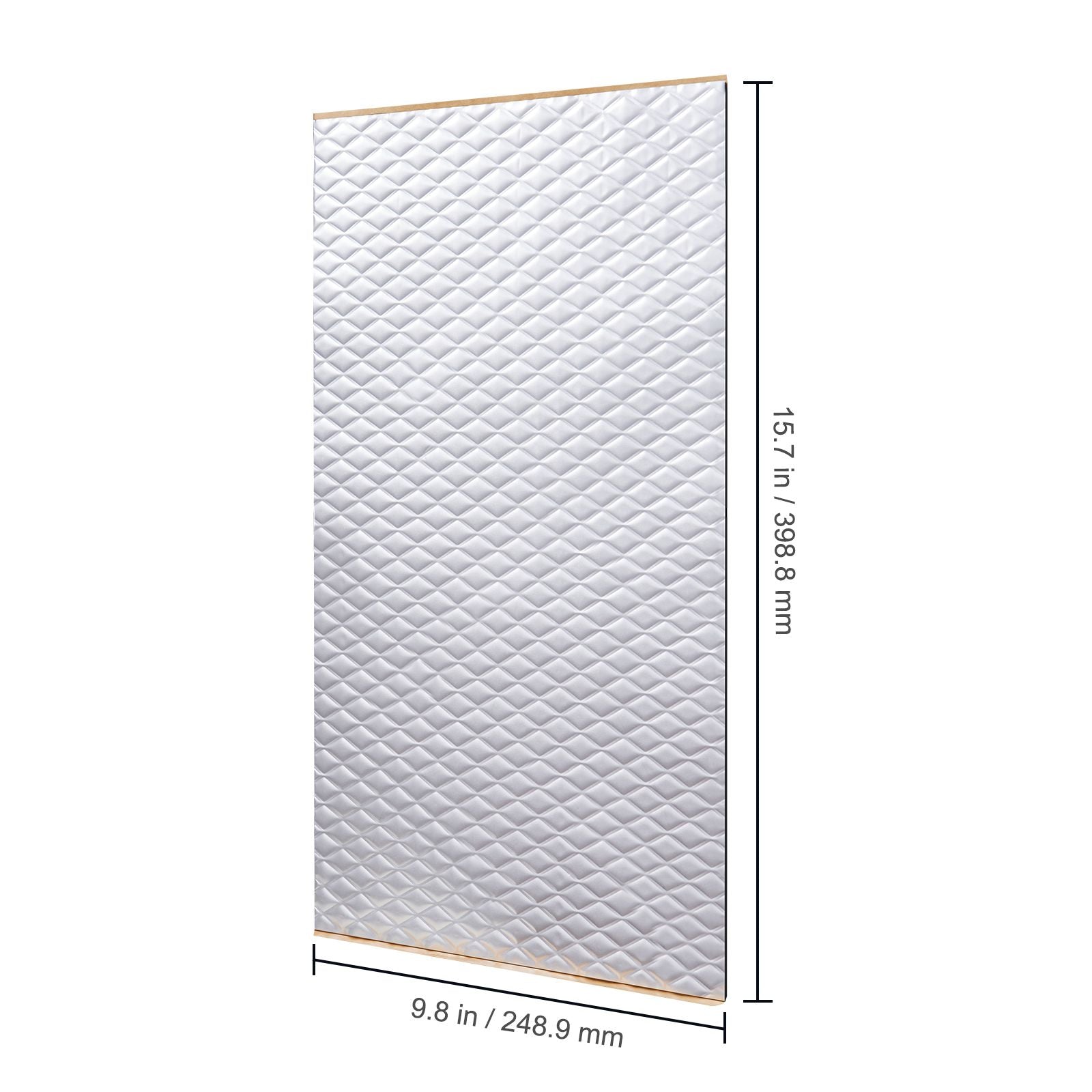 Car Sound Deadening Mat, 50 mil 4.8sq.m Car Sound Dampening Material, Butyl Automotive Sound Deadener, Noise Insulation and Vibration Dampening Material for Car