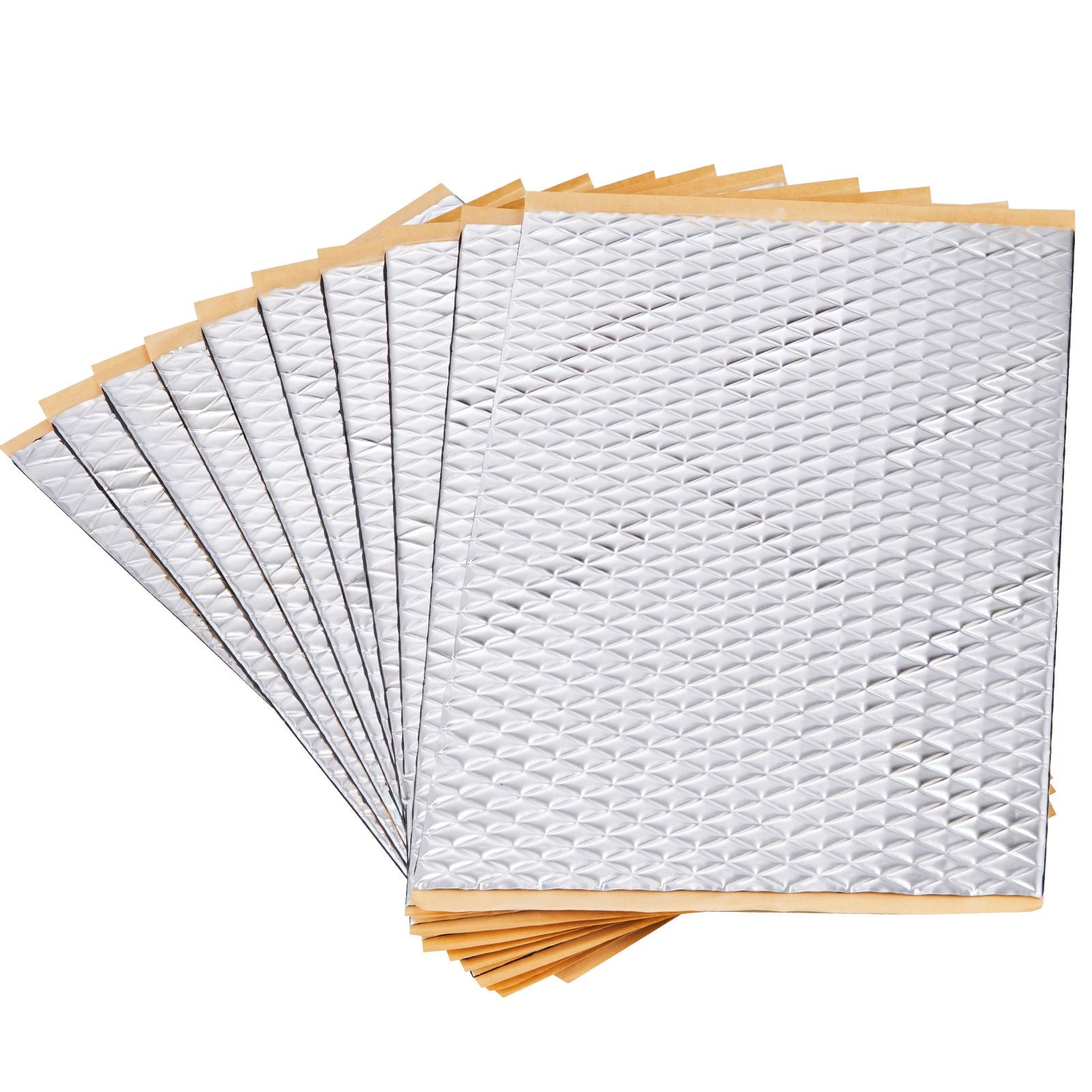 Car Sound Deadening Mat, 50 mil 4.8sq.m Car Sound Dampening Material, Butyl Automotive Sound Deadener, Noise Insulation and Vibration Dampening Material for Car