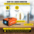 PCP Air Compressor Pump 12V 4500PSI Auto High Pressure Scuba Airgun Pump