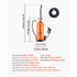 14L Stainless Steel Concrete Sprayer with Wheels Cart Heavy Duty Pump