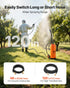 Industrial Concrete Sprayer with Wheeled Cart, 14L Stainless Steel Sprayer, Heavy Duty Tri-Poxy Pump Sprayers, 52cm Wand, 1.2m & 3m Hoses, 2 Brass Nozzles for Construction, Lawn & Garden