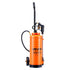 Industrial Concrete Sprayer with Wheeled Cart, 14L Stainless Steel Sprayer, Heavy Duty Tri-Poxy Pump Sprayers, 52cm Wand, 1.2m & 3m Hoses, 2 Brass Nozzles for Construction, Lawn & Garden