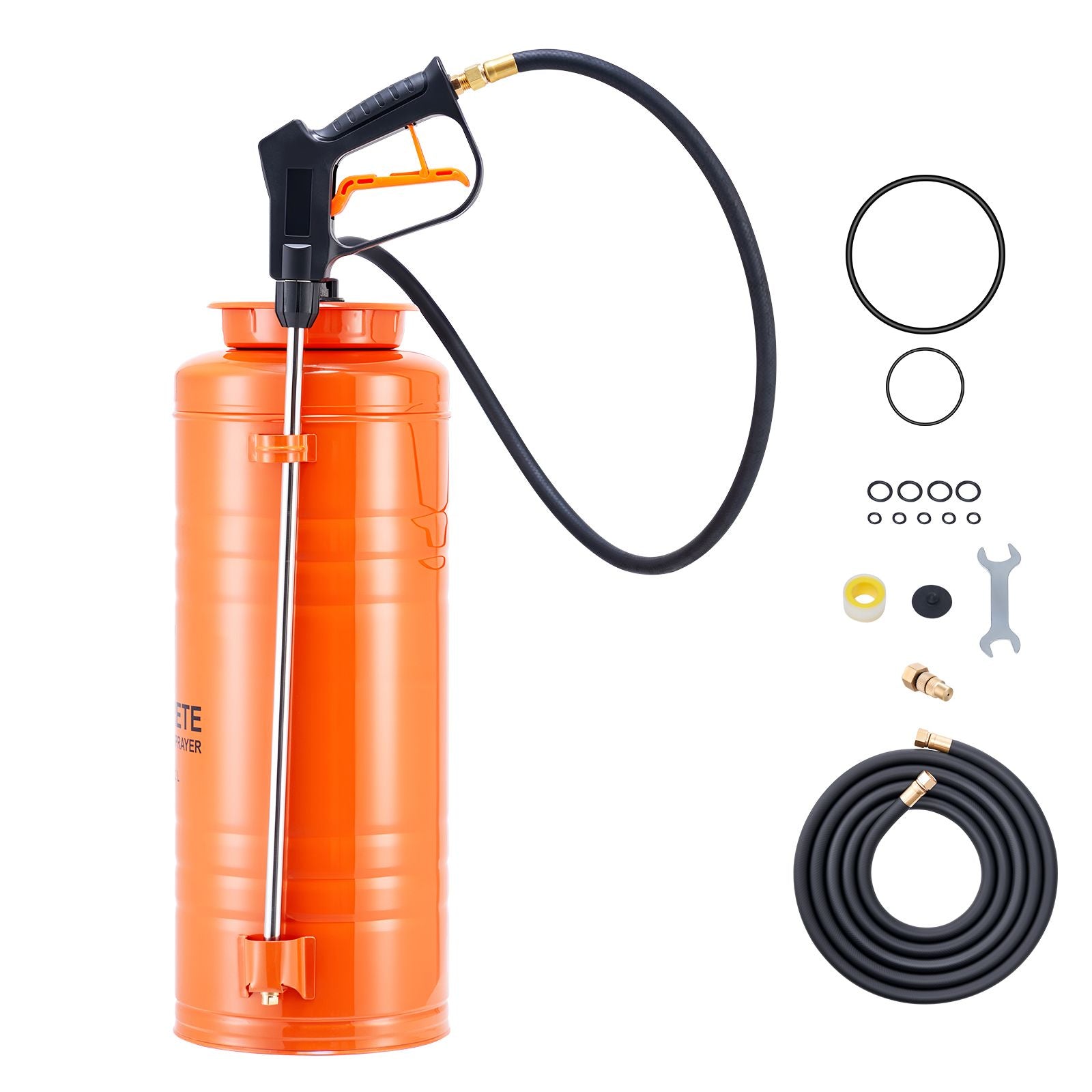 14L Stainless Steel Concrete Sprayer Industrial Pump Sprayer with Wand