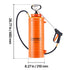 14L Stainless Steel Concrete Sprayer Industrial Pump Sprayer with Wand