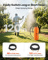Industrial Concrete Sprayer, 14L Stainless Steel Sprayer, Heavy Duty Tri-Poxy Pump Sprayers, 52cm Wand with Ergonomic Gun Handle, 1.2m & 3m Hoses, 2 Brass Nozzles for Construction, Garden
