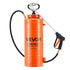 Industrial Concrete Sprayer, 14L Stainless Steel Sprayer, Heavy Duty Tri-Poxy Pump Sprayers, 52cm Wand with Ergonomic Gun Handle, 1.2m & 3m Hoses, 2 Brass Nozzles for Construction, Garden