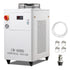 Industrial Water Chiller, CW6000, 1500W Industrial Water Cooler Cooling System with Compressor 15L Water Tank Capacity 65 L/min Max Flow Rate, for CO2 Laser Engraving Machine Cooling Machine