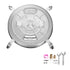 24" Pressure Washer Surface Cleaner 4000 PSI Stainless Steel Attachment