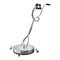 24" Pressure Washer Surface Cleaner, Stainless Steel Pressure Washer Attachments with 4 Wheels, 4000 Max PSI, 3/8 Quick Connector, 2 Spray Nozzles, Dual Handle, for Concrete, Patio, Sidewalk