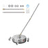 14" Pressure Washer Surface Cleaner, Stainless Steel, 4000 PSI, 4 Wheels, 1/4"