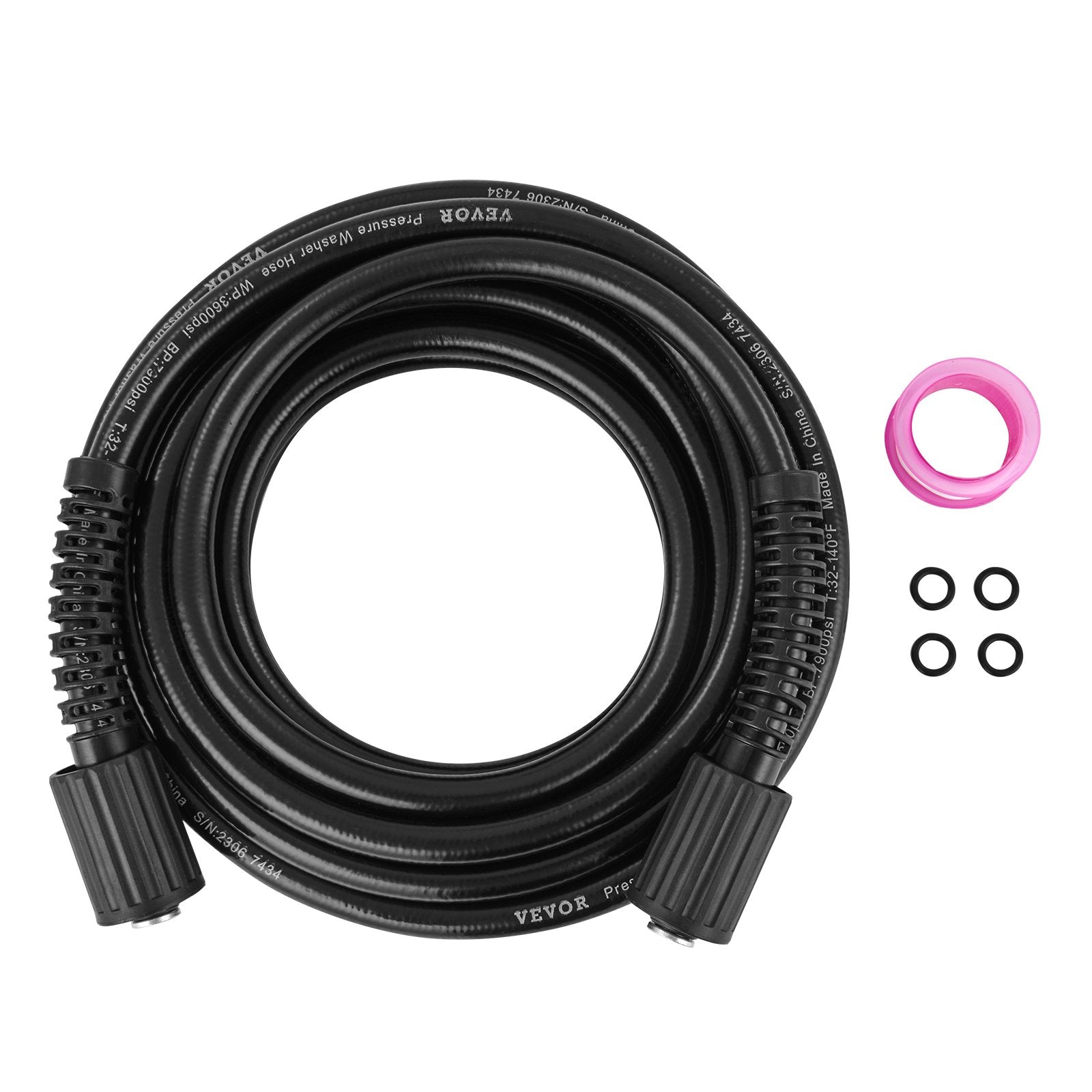 50 FT 3600 PSI High Pressure Power Washer Hose 1/4