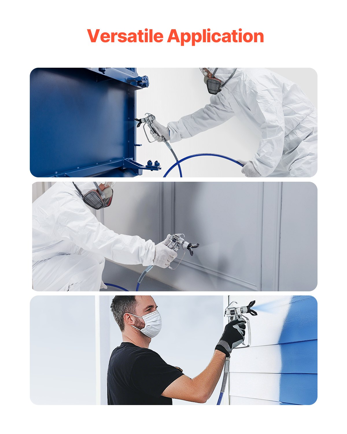 25ft Airless Paint Sprayer Hose 1/4 in Universal Airless Paint Spray Hose