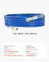 25ft Airless Paint Sprayer Hose 1/4 in Universal Airless Paint Spray Hose