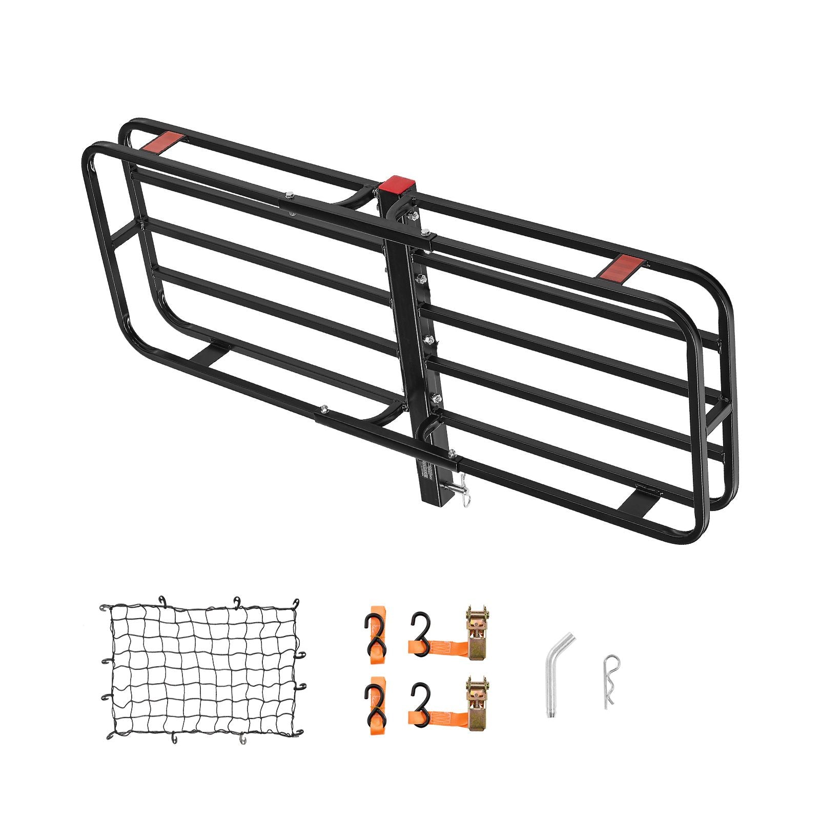 53in Hitch Cargo Carrier 500lbs Heavy Duty SUV Truck Luggage Rack Steel