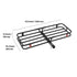 53in Hitch Cargo Carrier 500lbs Heavy Duty SUV Truck Luggage Rack Steel