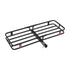 53" x 19" x 5", Hitch Cargo Carrier, 500 lbs Capacity Hitch Cargo Carrier with Hitch Stabilizer & Ratchet Straps, Hitch Mount Cargo Carrier with Cargo Net with Hook, Fit for SUVs