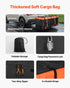 60" x 24" x 6", Hitch Cargo Carrier, 500 lbs Capacity Hitch Cargo Carrier with Cargo Net with Hook & Waterproof Cargo Bag, Folding Hitch Mount Cargo Carrier with Ratchet Straps, Fit for SUVs